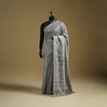 Chanderi Silk Akola Hand Block Print Natural Dyed Saree 20