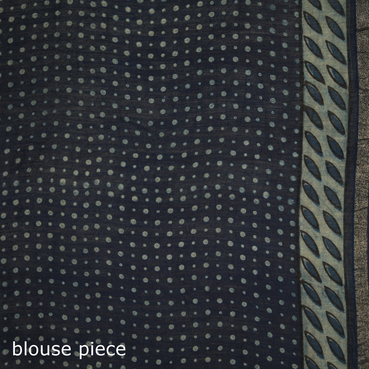 Chanderi Silk Akola Hand Block Print Natural Dyed Saree 21