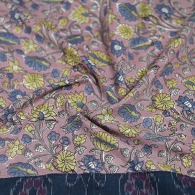 Purple - Sanganeri Hand Block Print Cotton Blouse Piece 07