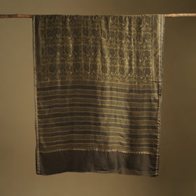 Chanderi Silk Akola Hand Block Print Natural Dyed Saree 02