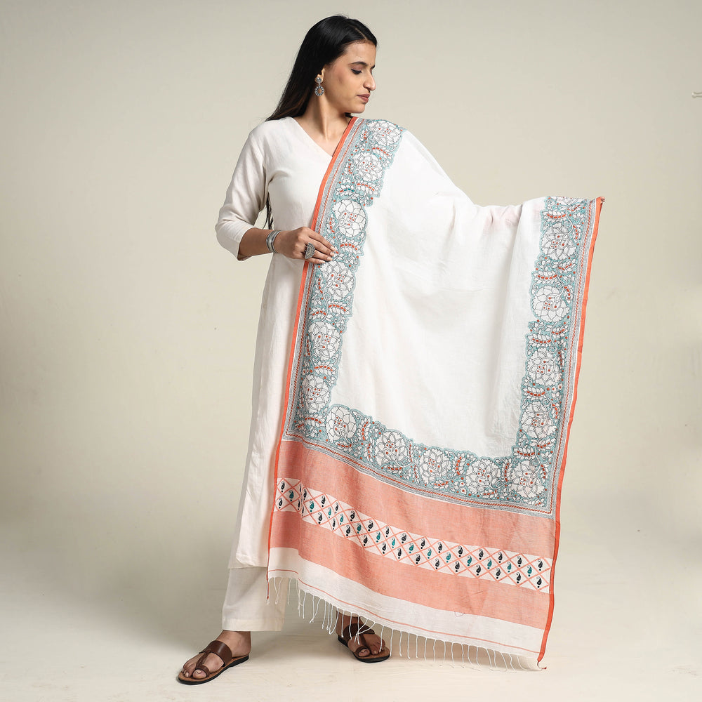 Kantha Embroidery Dupatta 