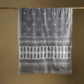 Chanderi Silk Akola Hand Block Print Natural Dyed Saree 11