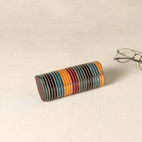 Handcrafted Embossed Leather Spectacle Case 07