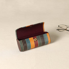 Handcrafted Embossed Leather Spectacle Case 07