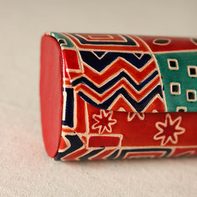 Handcrafted Embossed Leather Spectacle Case 08