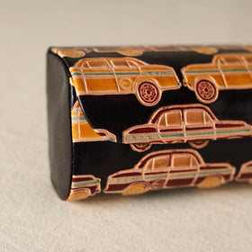 Handcrafted Embossed Leather Spectacle Case 11