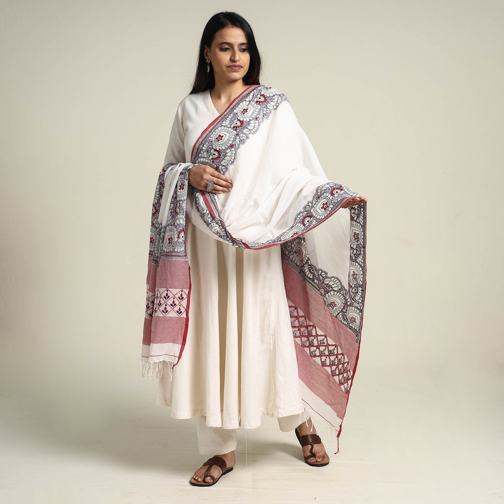 Kantha Embroidery Dupatta 