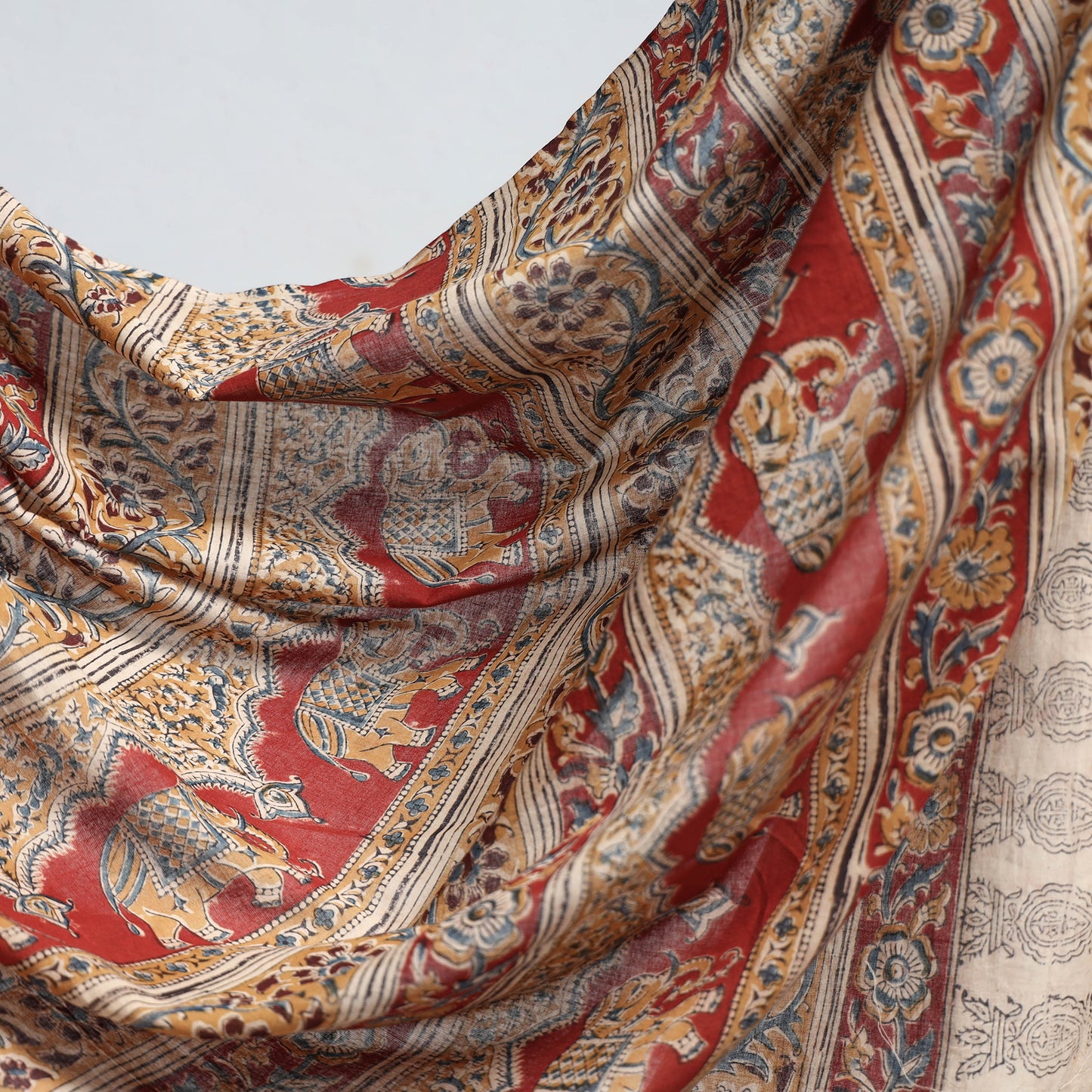 kalamkari printed saree