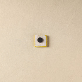 Yellow - Original Blue Pottery Ceramic Fridge Magnet 01