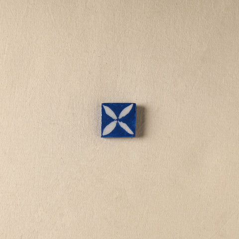 Blue - Original Blue Pottery Ceramic Fridge Magnet 02