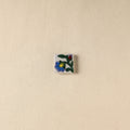 White - Original Blue Pottery Ceramic Fridge Magnet 06