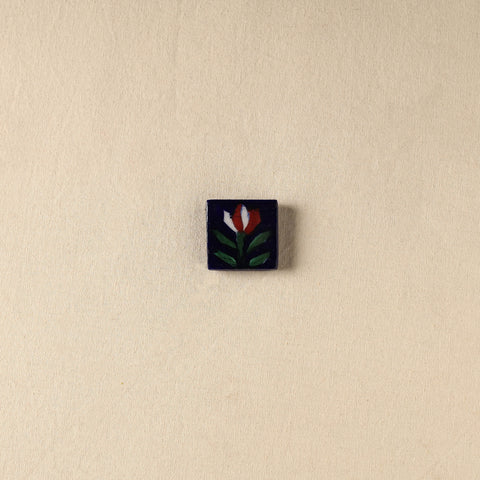 Blue - Original Blue Pottery Ceramic Fridge Magnet 09
