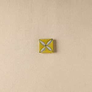 Yellow - Original Blue Pottery Ceramic Fridge Magnet 10