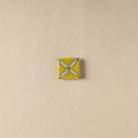 Yellow - Original Blue Pottery Ceramic Fridge Magnet 10