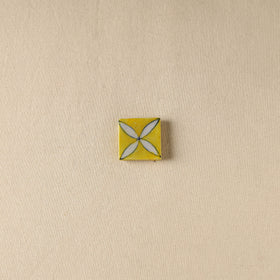 Yellow - Original Blue Pottery Ceramic Fridge Magnet 10