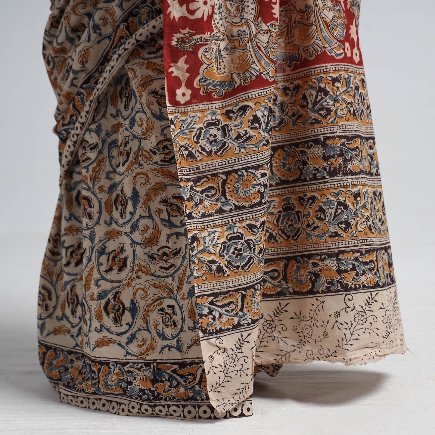 kalamkari printed saree