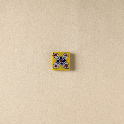 Yellow - Original Blue Pottery Ceramic Fridge Magnet 14