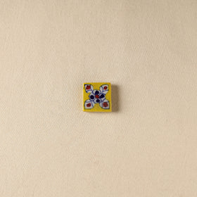 Yellow - Original Blue Pottery Ceramic Fridge Magnet 14