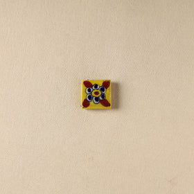 Yellow - Original Blue Pottery Ceramic Fridge Magnet 15