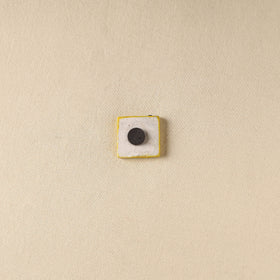 Yellow - Original Blue Pottery Ceramic Fridge Magnet 15