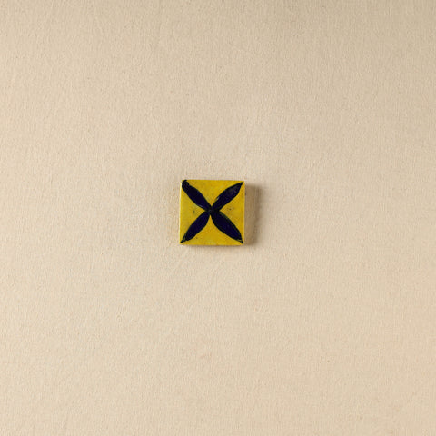 Yellow - Original Blue Pottery Ceramic Fridge Magnet 16