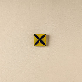 Yellow - Original Blue Pottery Ceramic Fridge Magnet 16