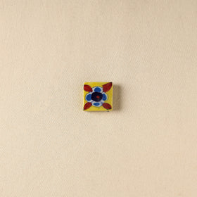 Yellow - Original Blue Pottery Ceramic Fridge Magnet 17