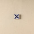 White - Original Blue Pottery Ceramic Fridge Magnet 19