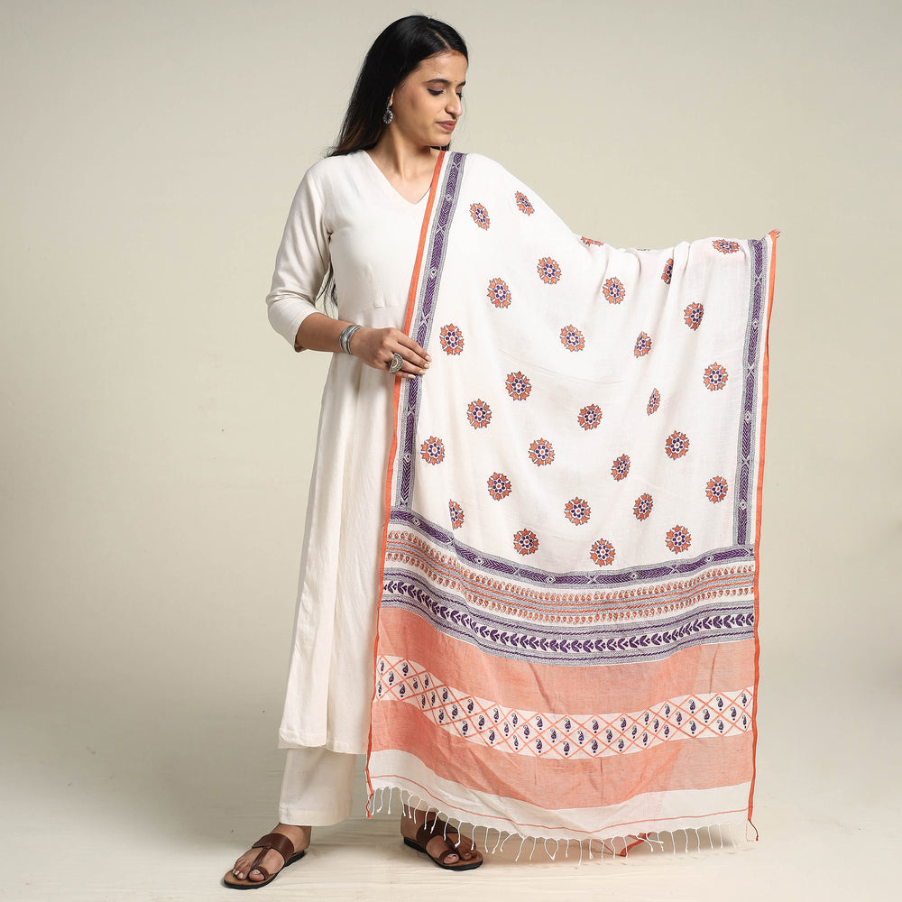 Kantha Embroidery Dupatta 