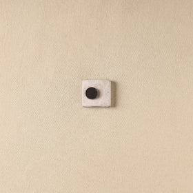 White - Original Blue Pottery Ceramic Fridge Magnet 21