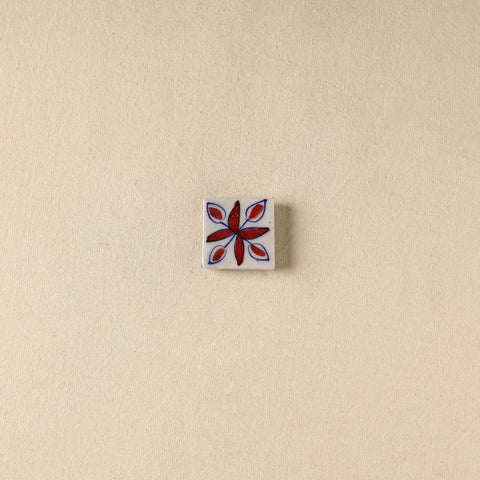 Red - Original Blue Pottery Ceramic Fridge Magnet 28