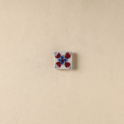 Red - Original Blue Pottery Ceramic Fridge Magnet 32