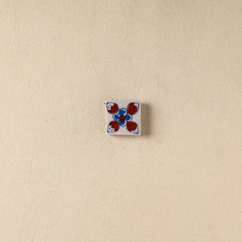 Red - Original Blue Pottery Ceramic Fridge Magnet 32