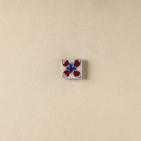 Red - Original Blue Pottery Ceramic Fridge Magnet 32