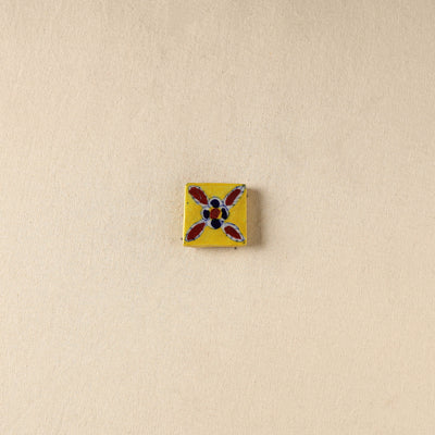 Yellow - Original Blue Pottery Ceramic Fridge Magnet 34