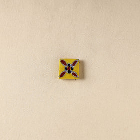 Yellow - Original Blue Pottery Ceramic Fridge Magnet 34