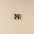 White - Original Blue Pottery Ceramic Fridge Magnet 35