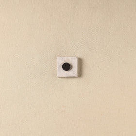 White - Original Blue Pottery Ceramic Fridge Magnet 35