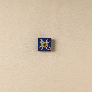 Blue - Original Blue Pottery Ceramic Fridge Magnet 38