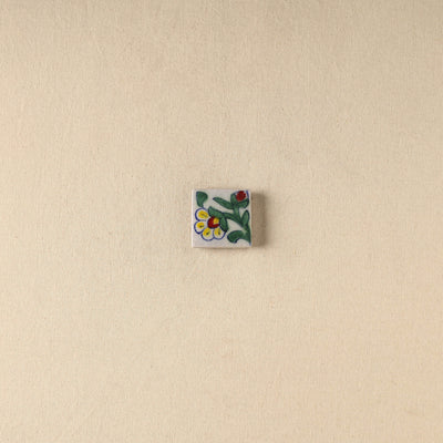 Green - Original Blue Pottery Ceramic Fridge Magnet 39