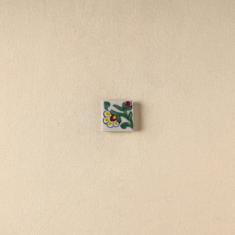 Green - Original Blue Pottery Ceramic Fridge Magnet 39