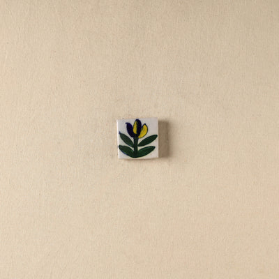 Green - Original Blue Pottery Ceramic Fridge Magnet 40