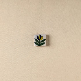 Green - Original Blue Pottery Ceramic Fridge Magnet 40