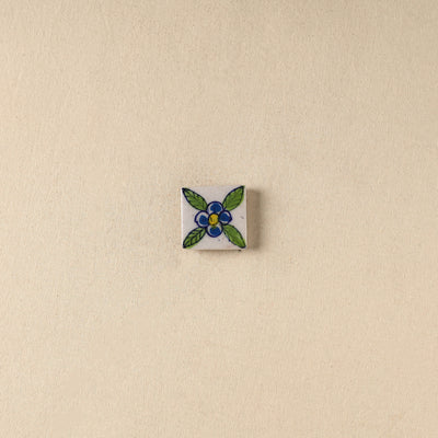 Green - Original Blue Pottery Ceramic Fridge Magnet 42