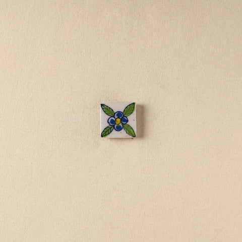 Green - Original Blue Pottery Ceramic Fridge Magnet 42