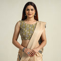 Buy Kalamkari Printed Cotton Stitched Blouse 11 Online at iTokri.com