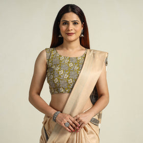 Buy Kalamkari Printed Cotton Stitched Blouse 11 Online at iTokri.com