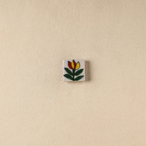 Green - Original Blue Pottery Ceramic Fridge Magnet 45