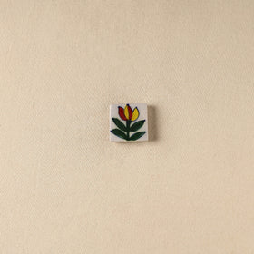 Green - Original Blue Pottery Ceramic Fridge Magnet 45