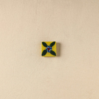 Yellow - Original Blue Pottery Ceramic Fridge Magnet 46